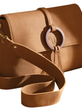 Sac à main en bandoulière M Verveine Woomen Camel