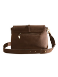 Sac à main en bandoulière M Verveine Woomen Chocolat
