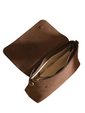 Sac à main en bandoulière M Verveine Woomen Chocolat