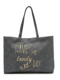 Tote bag shopping Woomen Lilas