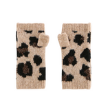 Mitaines léopard Teumani Lollipops Beige