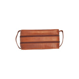 Trousse de toilette en cuir Chesterfield-Stacey Cognac