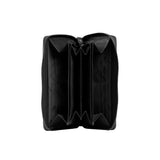 Portefeuille zippé en cuir Chesterfield-Nova Noir