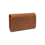 Portefeuille en cuir Chesterfield-Mirthe Cognac