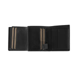 Petit portefeuille en cuir Chesterfield-Carl Noir