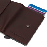 Porte-cartes RFID Chesterfield-Leipzig Marron