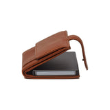 Porte-cartes RFID Chesterfield-Leipzig Cognac