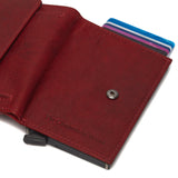Porte-cartes RFID Chesterfield-Hannover Rouge