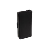 Portefeuille en cuir Chesterfield-Charlotte Noir