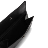 Porte-monnaie en cuir Chesterfield-Violette Noir