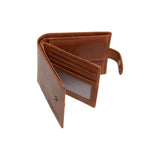 Portefeuille en cuir Chesterfield-Curtis Cognac