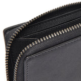 Porte-monnaie en cuir Chesterfield-Sionel Noir