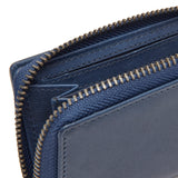 Porte-monnaie en cuir Chesterfield-Sionel Marine