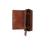 Porte-monnaie en cuir Chesterfield-Sionel Cognac