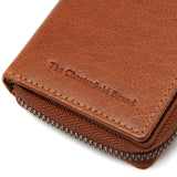 Porte-monnaie en cuir Chesterfield-Sionel Cognac