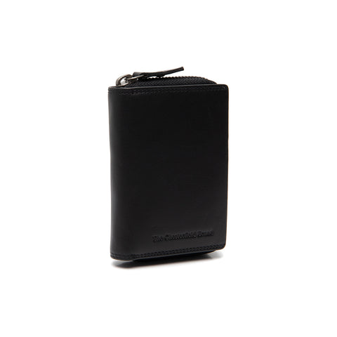 Porte-monnaie en cuir Chesterfield-Lenwick Noir