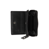 Porte-monnaie en cuir Chesterfield-Lenwick Noir