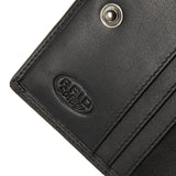 Porte-monnaie en cuir Chesterfield-Lenwick Noir