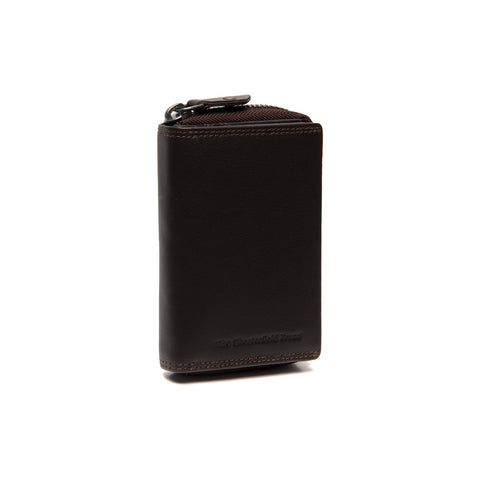 Porte-monnaie en cuir Chesterfield-Lenwick Marron