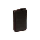 Porte-monnaie en cuir Chesterfield-Lenwick Marron