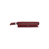 Porte-monnaie en cuir Chesterfield-Lenwick Rouge