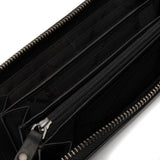 Portefeuille zippé en cuir Chesterfield-Cantara Noir
