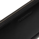Portefeuille zippé en cuir Chesterfield-Cantara Noir