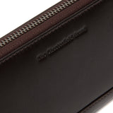 Portefeuille zippé en cuir Chesterfield-Cantara Marron