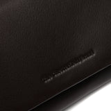 Portefeuille zippé en cuir Chesterfield-Arvento Marron