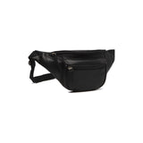 Sac banane Jack en cuir Chesterfield Noir