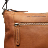 Sac à main en cuir Faro Chesterfield Cognac