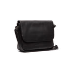 Sac à main besace en cuir Montana Chesterfield Noir