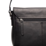 Sac à main besace en cuir Montana Chesterfield Noir