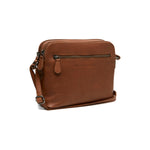 Sac à main avec bandoulière en cuir Nebraska Chesterfield Cognac