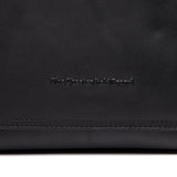 Besace à rabat en cuir Chesterfield-Laverton Noir