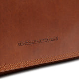 Besace à rabat en cuir Chesterfield-Laverton Cognac