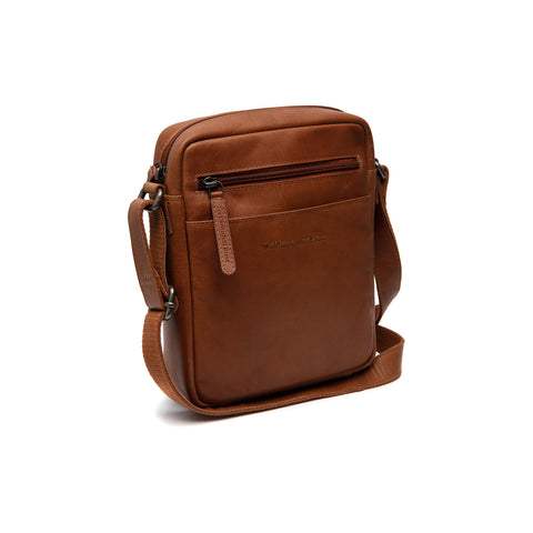 Sacoche en cuir Chesterfield-Laveno Cognac