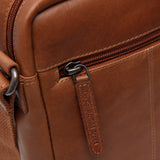 Sacoche en cuir Chesterfield-Laveno Cognac