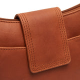 Sac à main en cuir Chesterfield-Calora Cognac