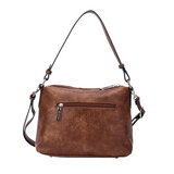 Sac à main bandoulière Mac Alyster Caractère Marron