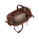 Sac à main bowling Mac Alyster Caractère Marron