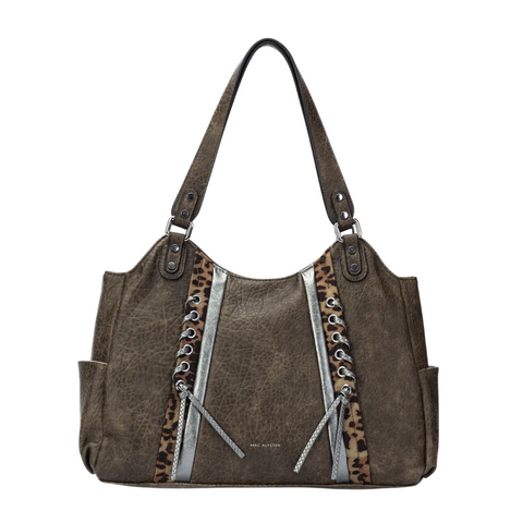 Sac shopping Mac Alyster Caractère Kaki