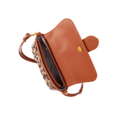 Sac à main bandoulière Mac Alyster Frisson Léopard