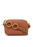 Sac à main bandoulière Héliconia Woomen coloris Marron