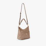 Sac à main hobo Roselyne – Style décontracté et chic signé Lollipops coloris taupe