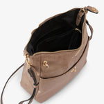 Sac à main hobo Roselyne – Style décontracté et chic signé Lollipops coloris taupe