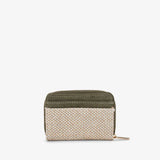 Petit portefeuille Paisley Lollipops kaki