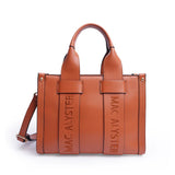 Petit sac shopping Basic Clover Cognac