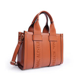 Petit sac shopping Basic Clover Cognac