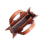 Petit sac shopping Basic Clover Cognac